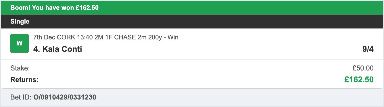 Bet Tips Of The Day - Winner 1 - 2025-12-07